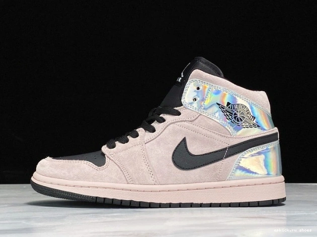 Rep Iridescent Powder Jordan Mid Air Dirty (W) BQ6472-602 1 0729